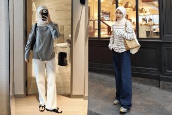 11 Gaya Outfit Santai Pakai Longsleeve Top ala Tsana, Effortless!