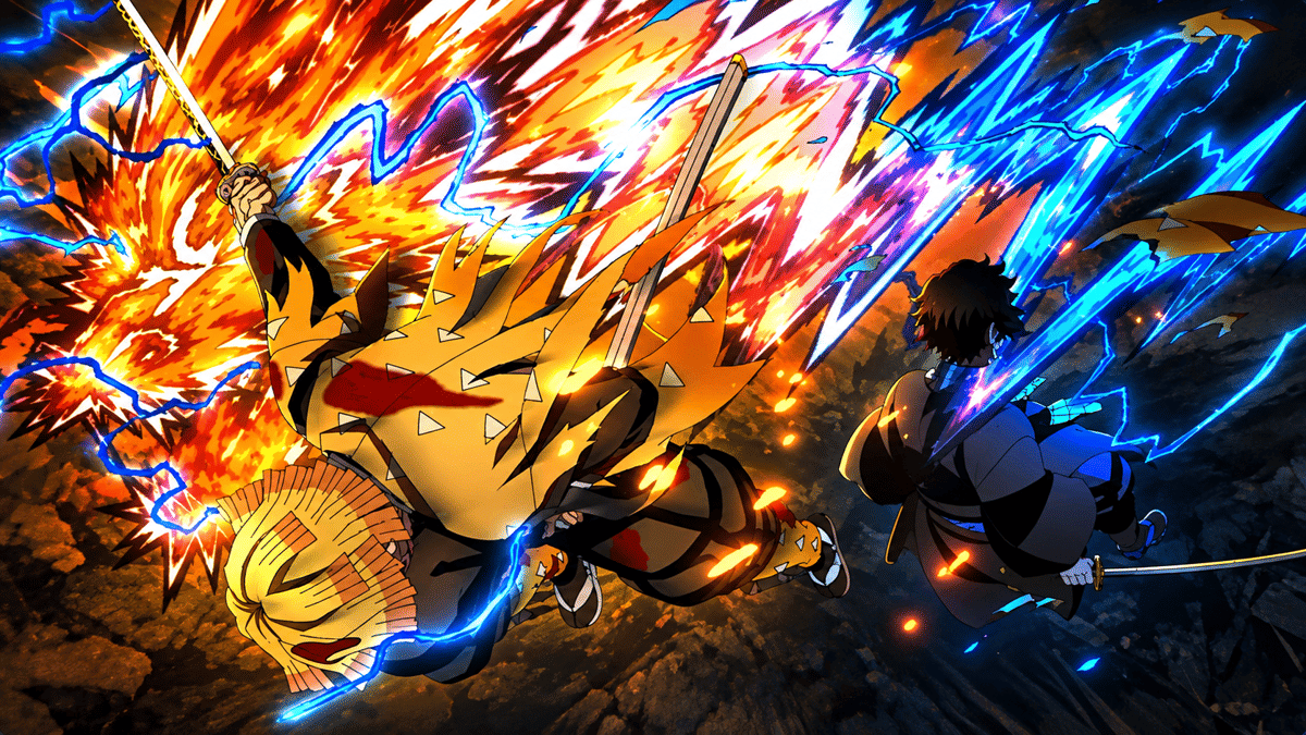 Zenitsu berhasil menebas Kaigaku di Infinity Castle.jpg