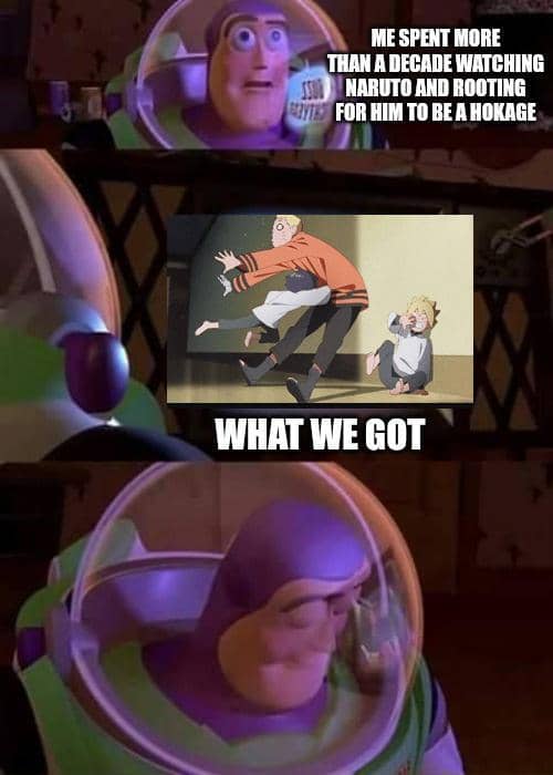meme Naruto tentang pengkhianatan