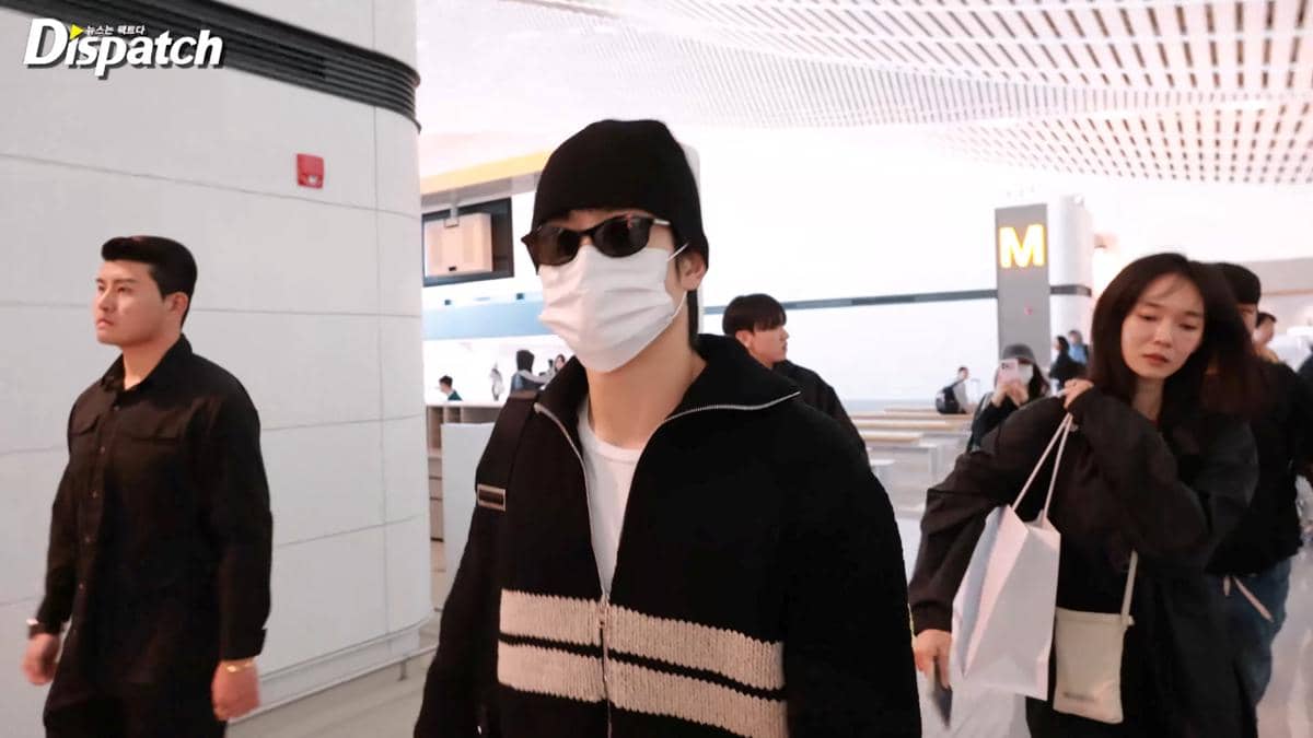 Jaehyun NCT 127 di Bandara Incheon OTW ke Indonesia