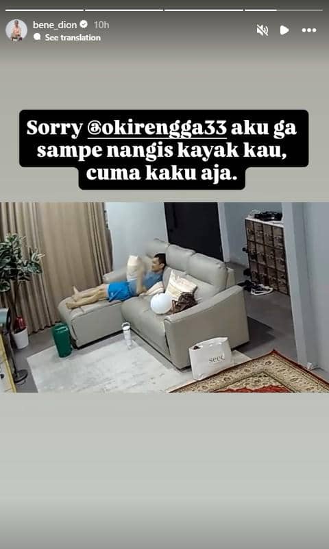 Unggahan Bene Dion berisi reaksi artis atas keberhasilan Timnas Indonesia lolos ke final FIFA ASEAN Cup 2026.