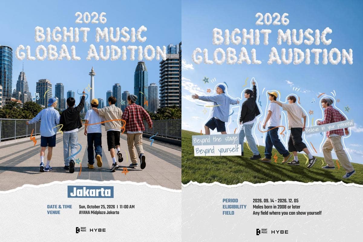 Audisi Global BIGHIT Music 2026 akan Sambangi Jakarta, Catat Jadwalnya!