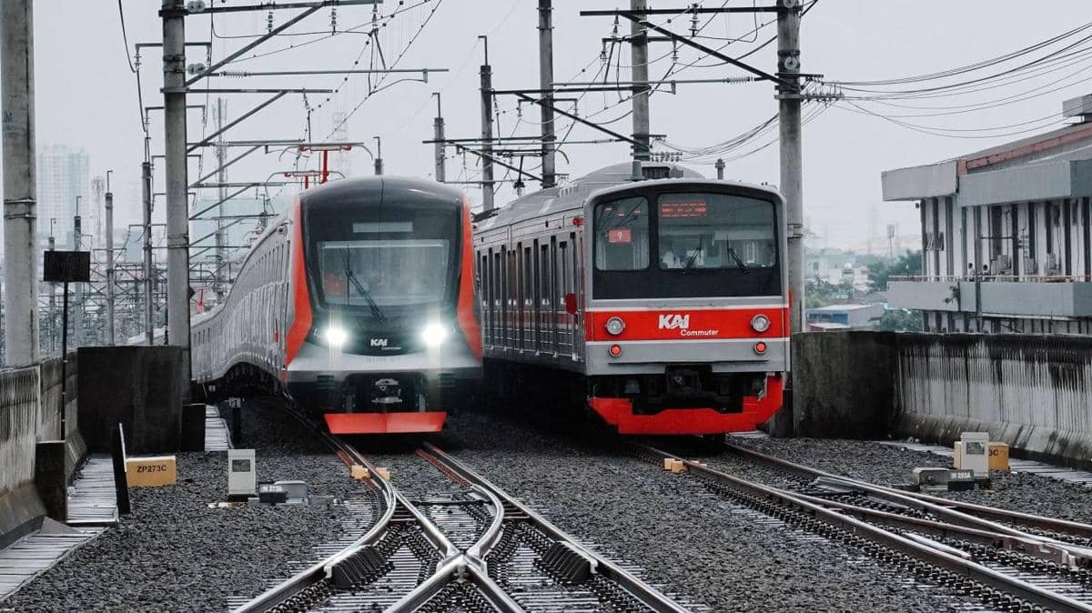 ilustrasi KRL Commuter Line