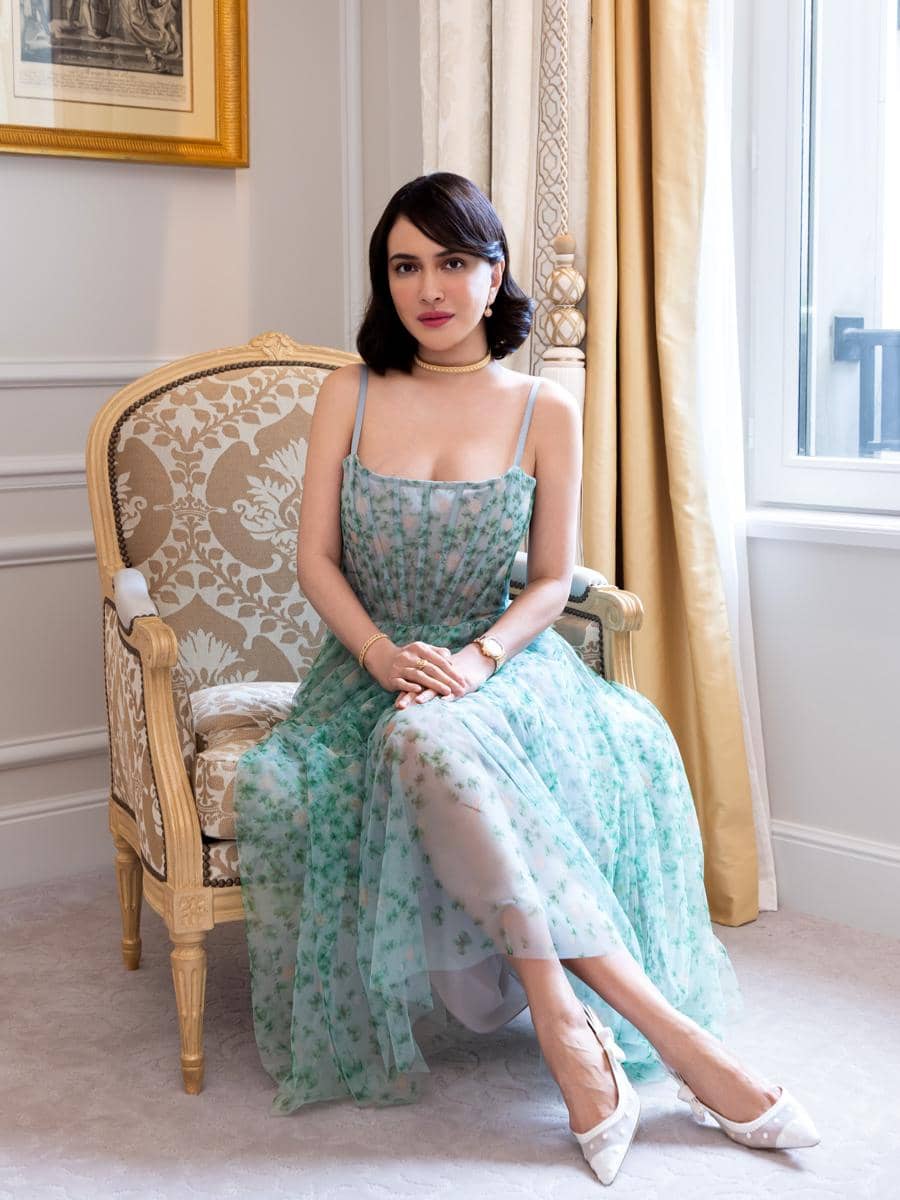 makeup Shandy Aulia di acara Dior