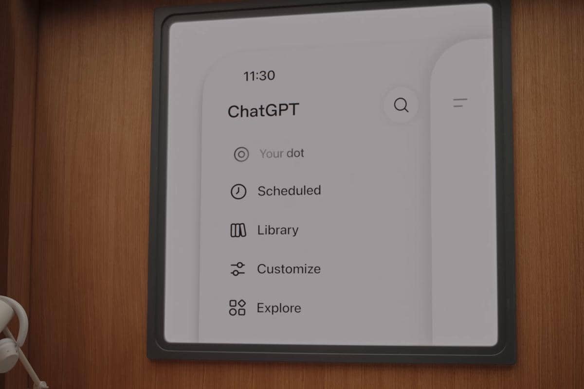 Antarmuka ChatGPT kini menyediakan bilah kontrol khusus untuk memantau status agen Dots, jadwal otomatis, dan riwayat pustaka berkas.