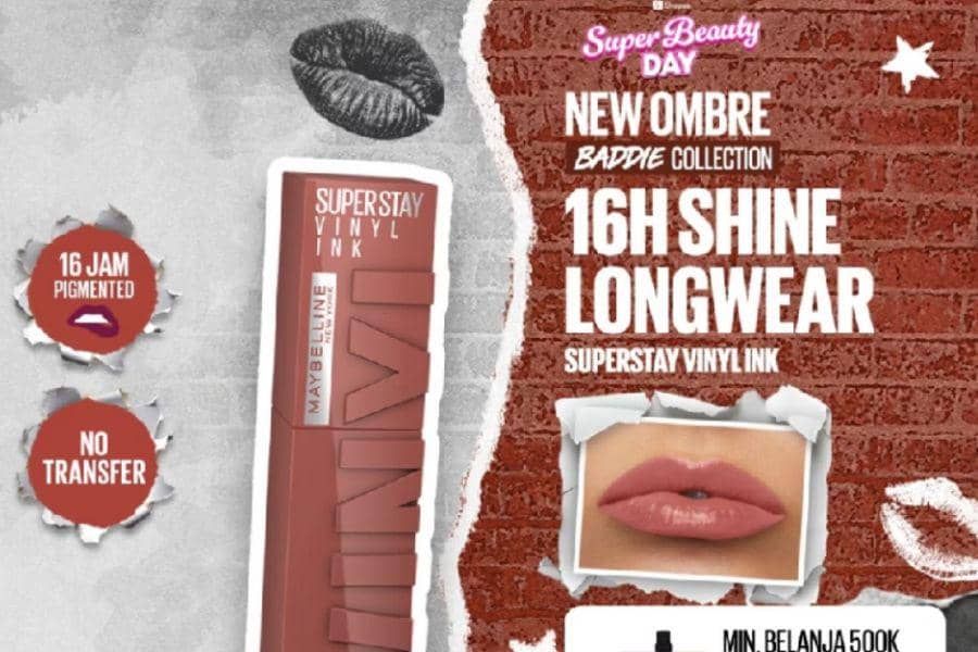 lipstik Maybelline Superstay Vinyl Ink