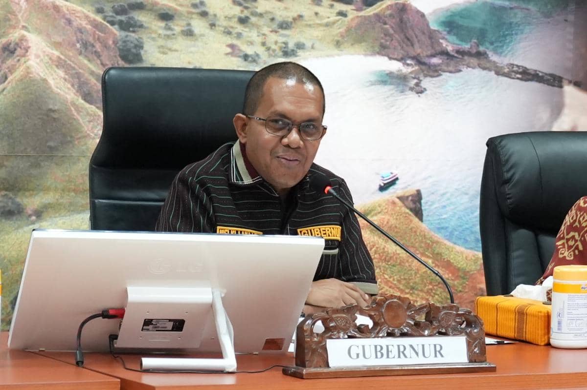 Potret Gubernur NTT Melki Laka Lena dalam dokumentasi resmi Biro Apim Pemerintah Provinsi Nusa Tenggara Timur.