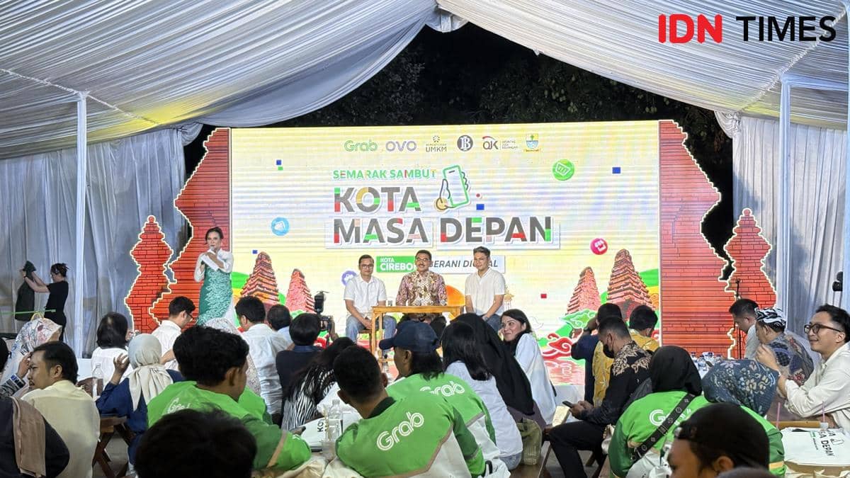 Grab dan OVO Resmikan Kota Masa Depan di Cirebon untuk Bantu UMKM dan Ekraf