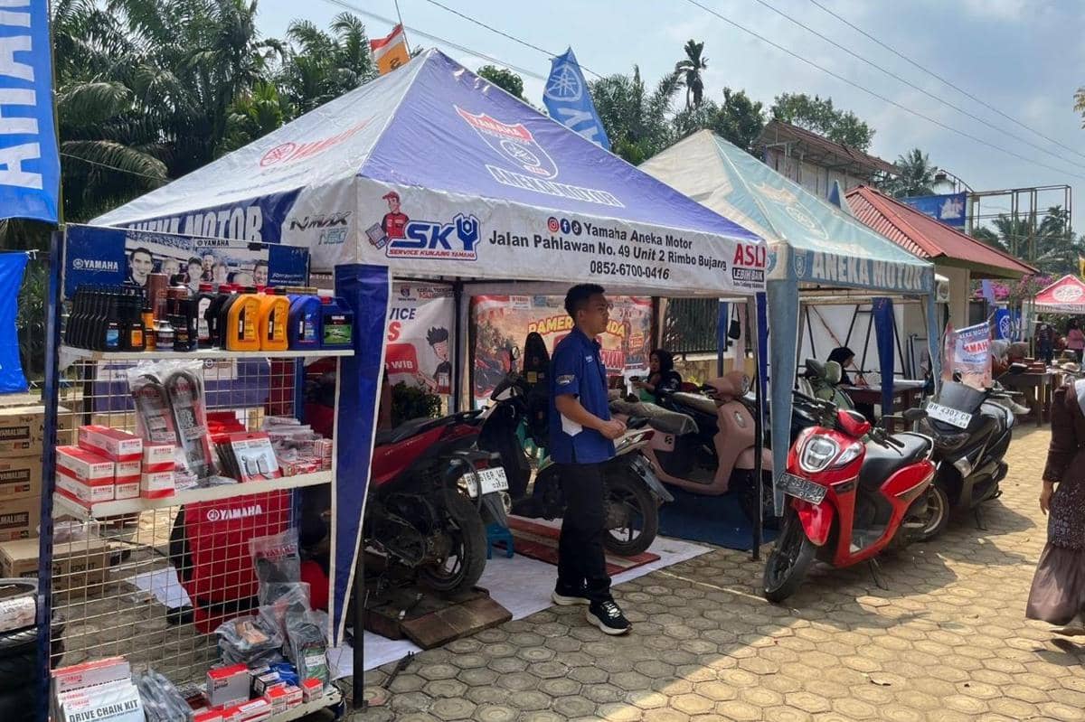 Ruang interaktif Yamaha yang dirancang bagi siswa untuk mengenal lebih dekat teknologi dan inovasi perusahaan.