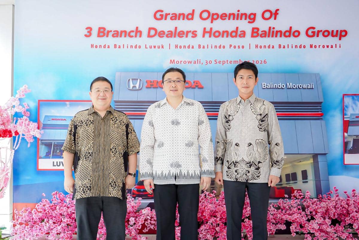 Peresmian salah satu dari empat diler Honda baru di luar Pulau Jawa sebagai bagian perluasan jaringan layanan konsumen.