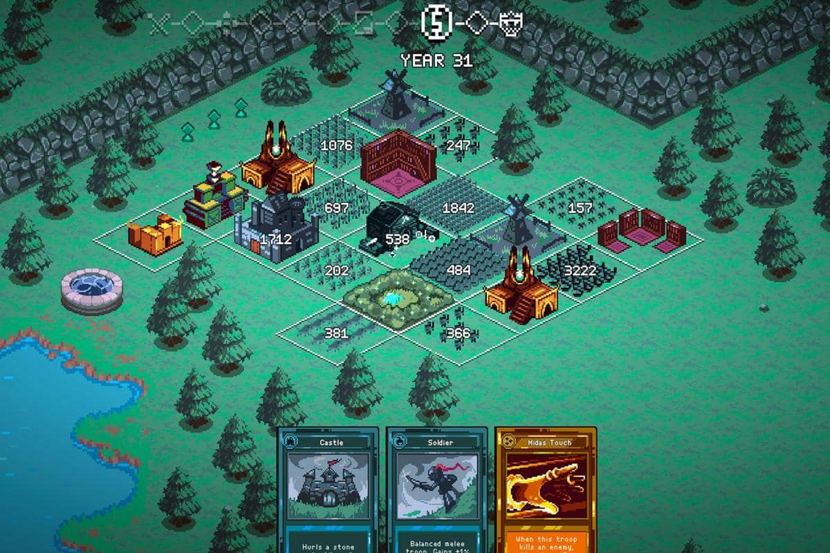 cuplikan gameplay 9 Kings