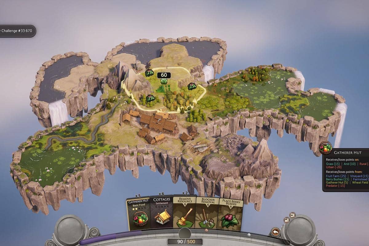 cuplikan gameplay TerraScape