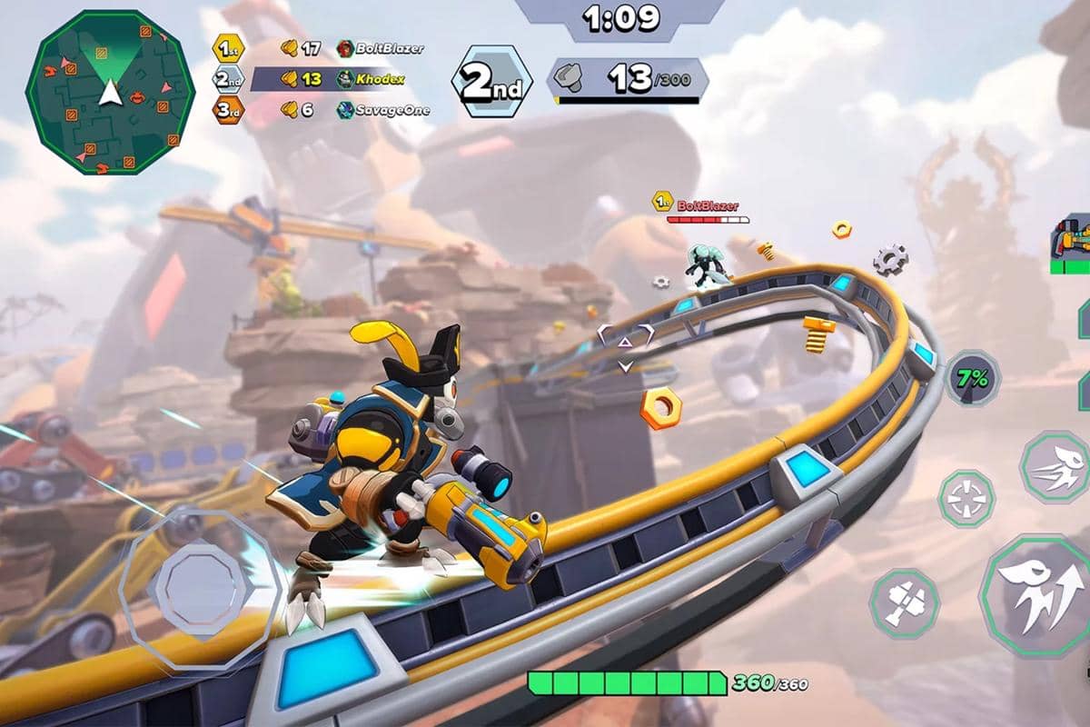 cuplikan gameplay Ratchet & Clank: Ranger Rumble