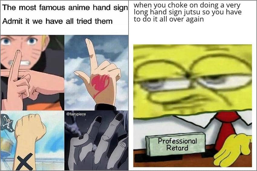 8 Meme Naruto tentang Segel Tangan, Jurus Katon Keluar!