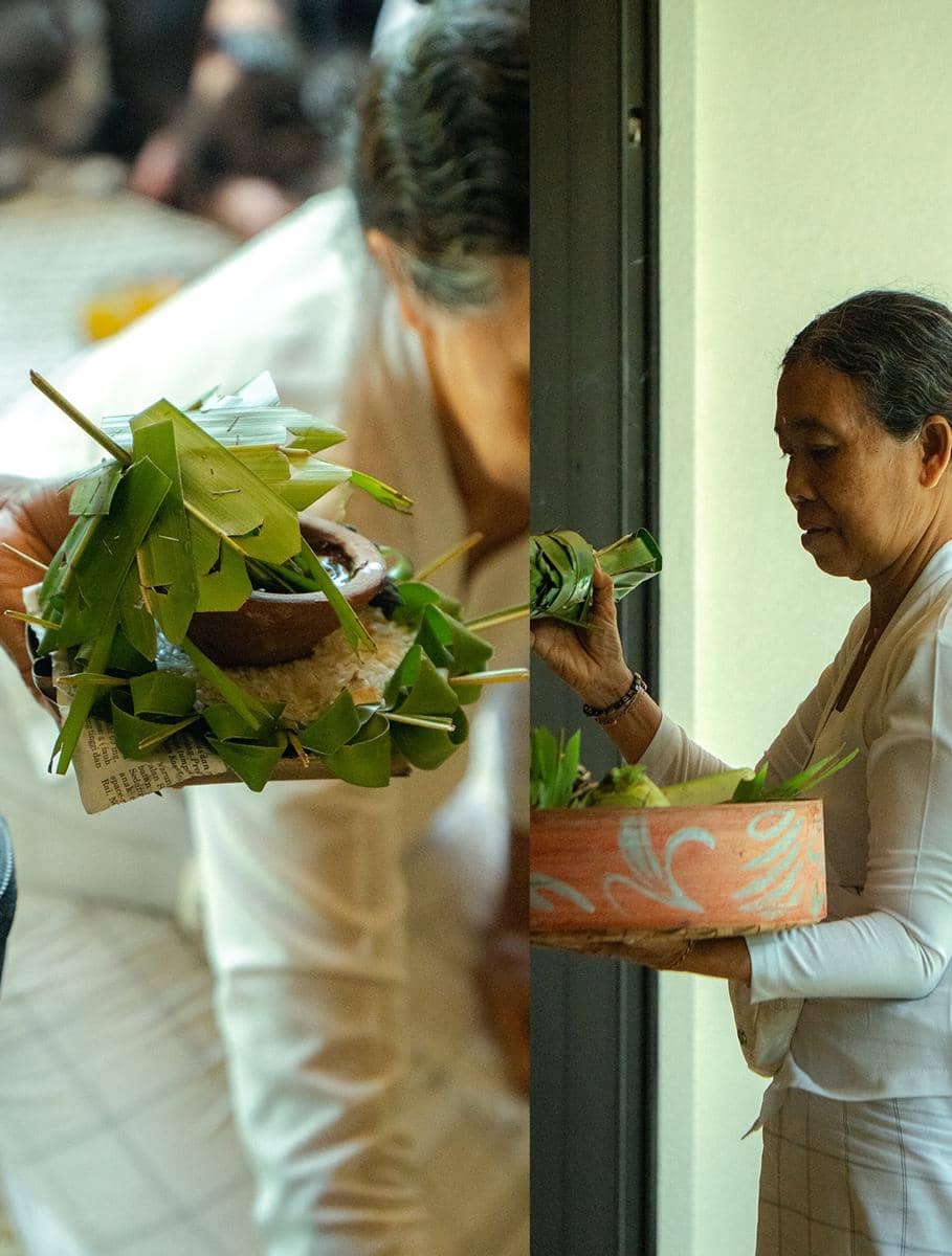 Luna Maya mengadakan upacara melaspas untuk rumah barunya