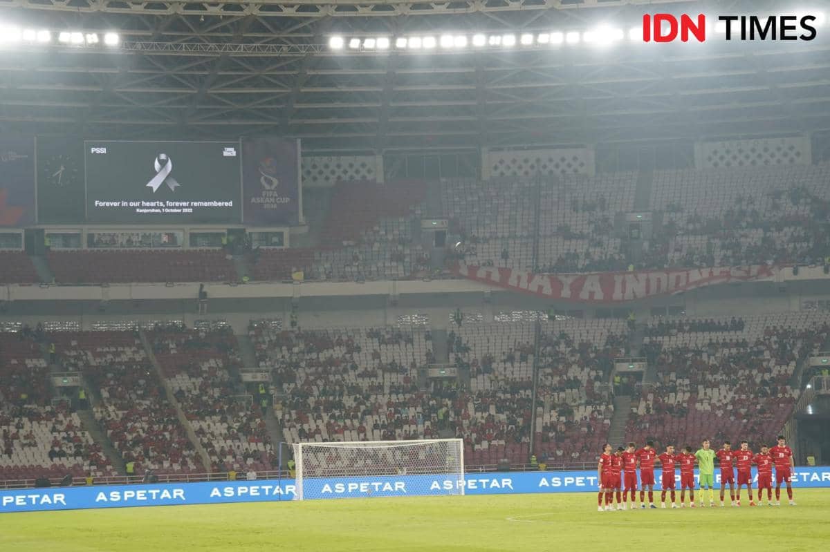 Timnas Indonesia lawan Bangladesh di FIFA ASEAN Cup 2026. (IDN Times/Sandy Firdaus)