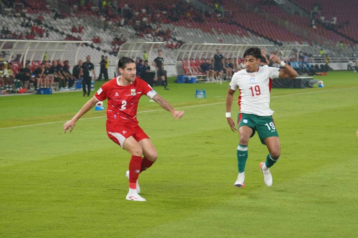 Timnas Indonesia lawan Bangladesh di FIFA ASEAN Cup 2026. (IDN Times/Sandy Firdaus)