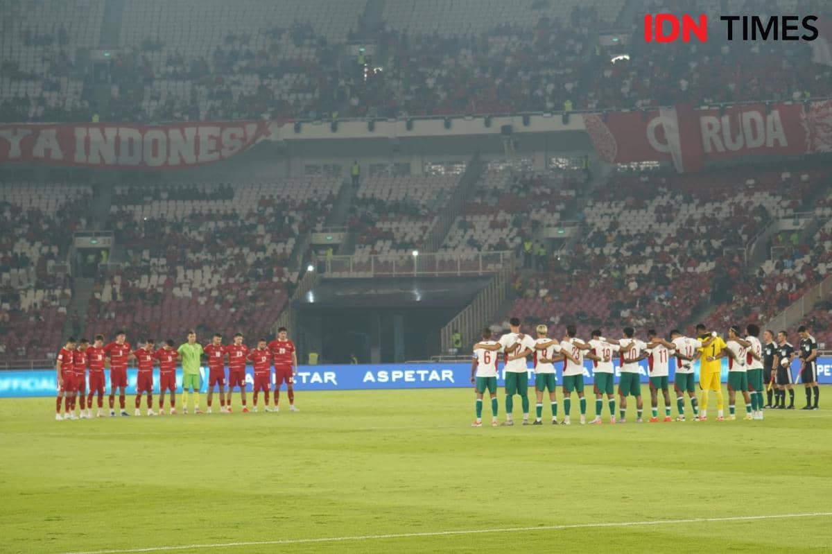 Timnas Indonesia lawan Bangladesh di FIFA ASEAN Cup 2026. (IDN Times/Sandy Firdaus)