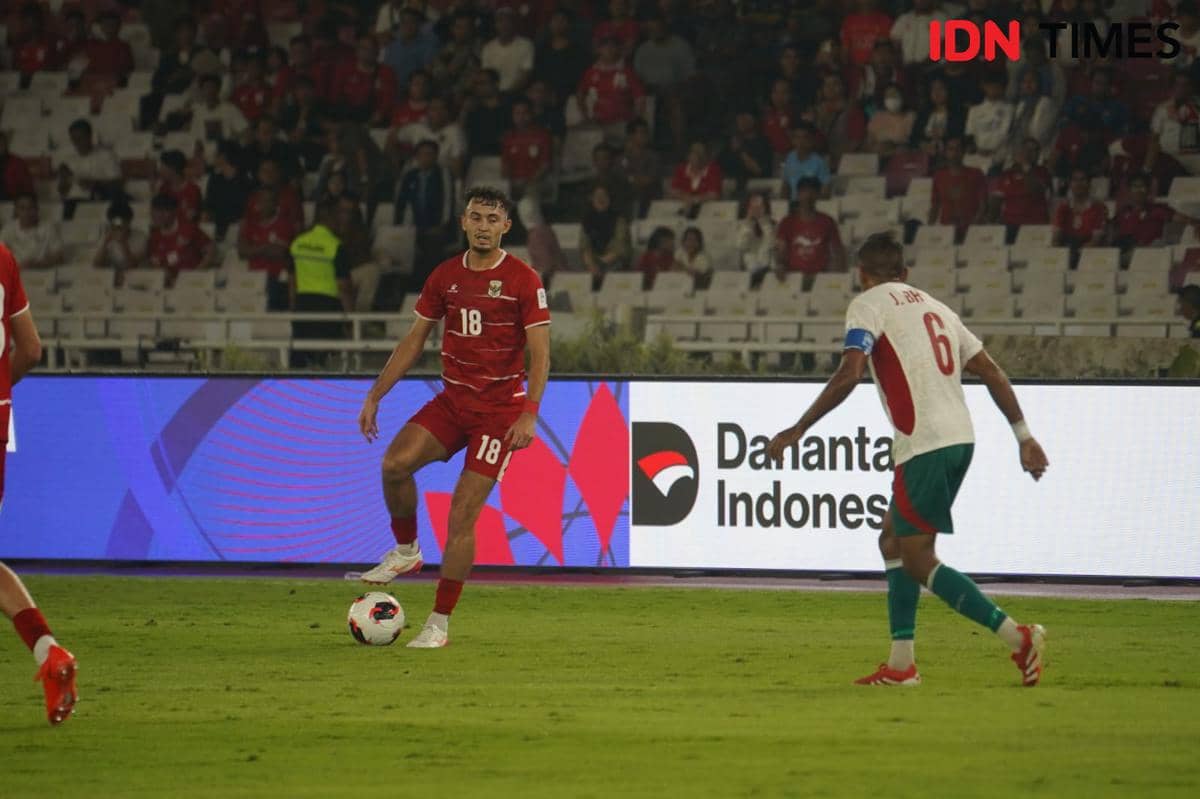 Timnas Indonesia lawan Bangladesh di FIFA ASEAN Cup 2026. (IDN Times/Sandy Firdaus)