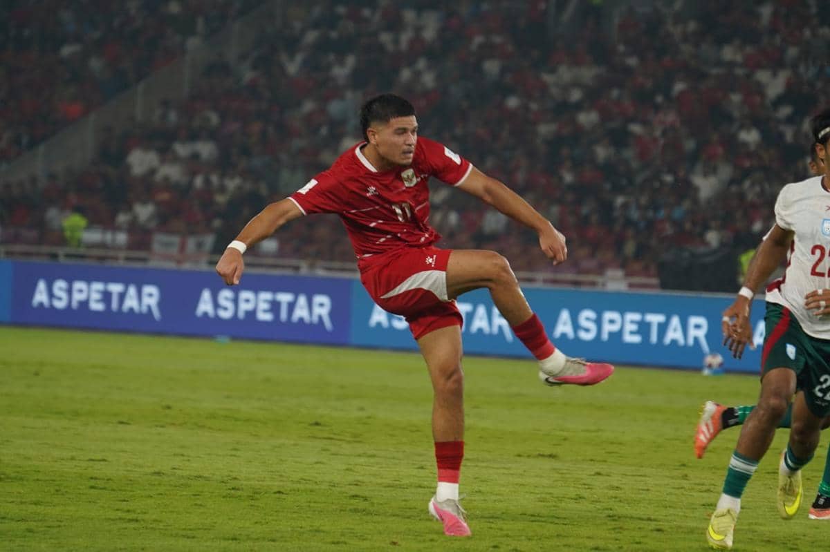 Timnas Indonesia lawan Bangladesh di FIFA ASEAN Cup 2026. (IDN Times/Sandy Firdaus)
