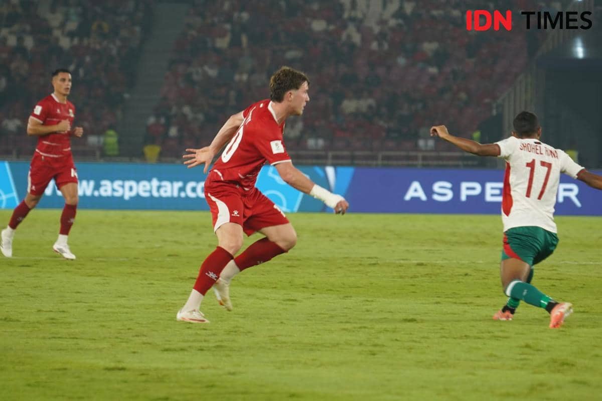 Timnas Indonesia lawan Bangladesh di FIFA ASEAN Cup 2026. (IDN Times/Sandy Firdaus)