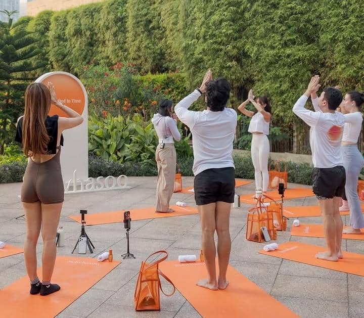 Rangga Moela pertama kali belajar yoga