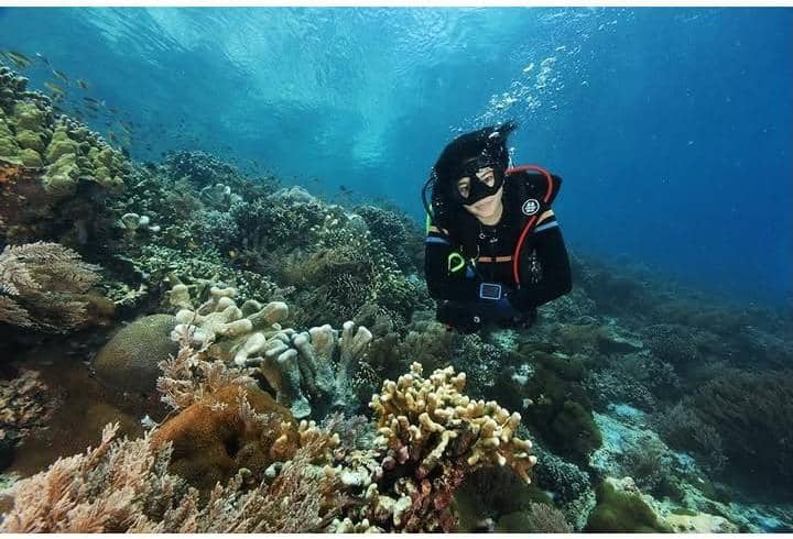 Naysilla Mirdad liburan di Halmahera Selatan