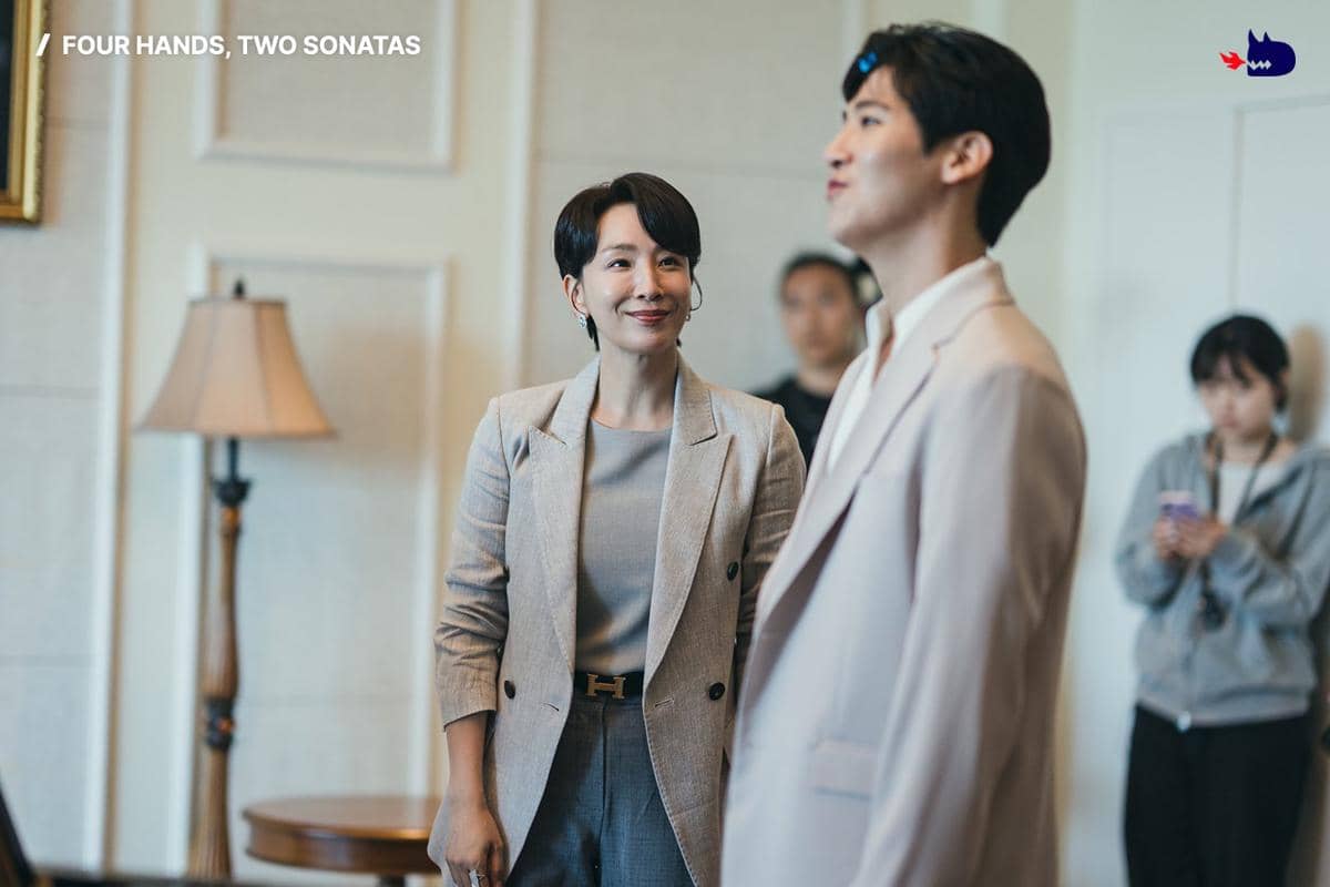 Seo Jae Hee dan Lee Min Sung di balik layar Four Hands, Two Sonatas