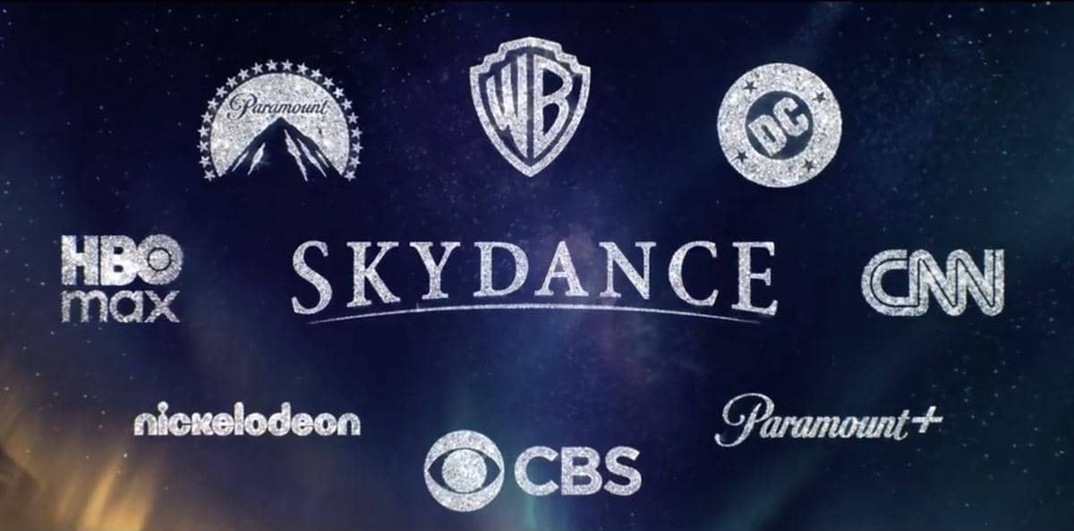 Identitas visual Skydance sebagai perusahaan hiburan dan media yang dibagikan melalui akun X Paramount Co.