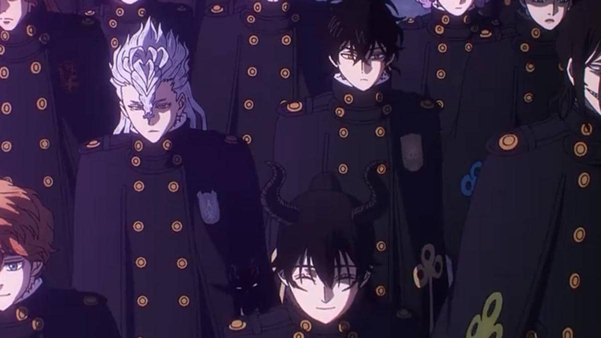 Para Ksatria Sihir bersiap melancarkan serangan ke wilayah Dark Triad dalam anime Black Clover musim kedua.