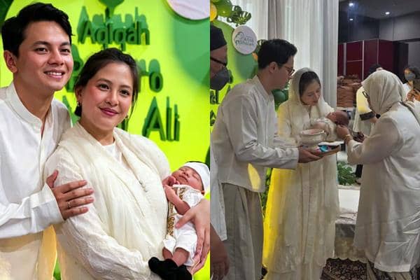 Adhisty Zara Gelar Akikah Baby Benji, Perdana Ungkap Wajah Anak