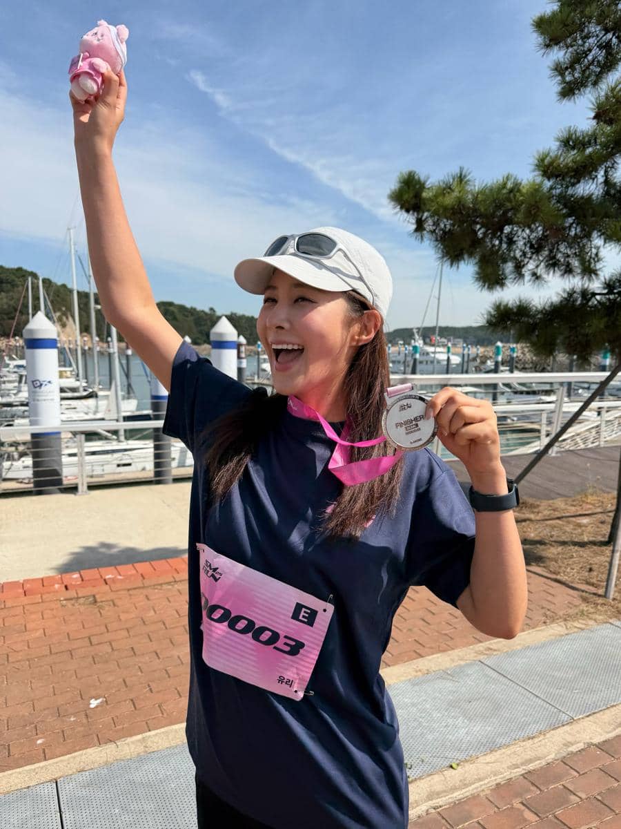 Yuri SNSD di SMTOWN Run Club 2026 (instagram.com/yulyulk)