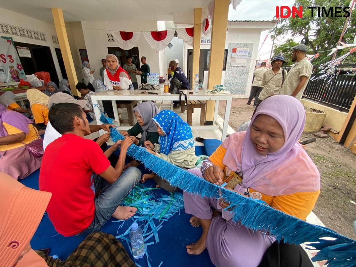 Salah satu kegiatan Simfoni Kidung Tanggulangin, program CSR PT Pertagas OEJA. (IDN Times/Khusnul Hasana)