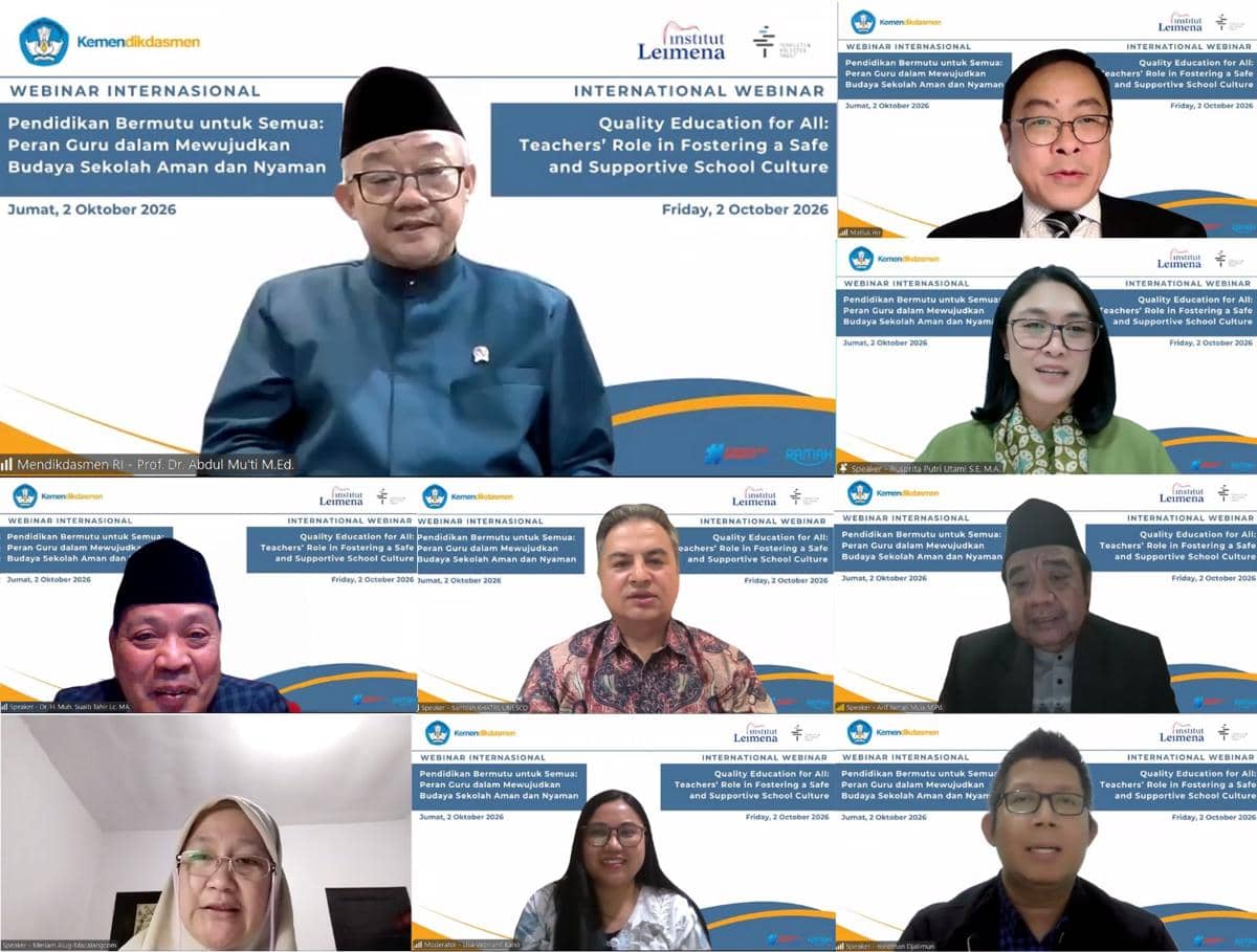 Era AI, Mendikdasmen Tekankan Guru sebagai Agen Peradaban