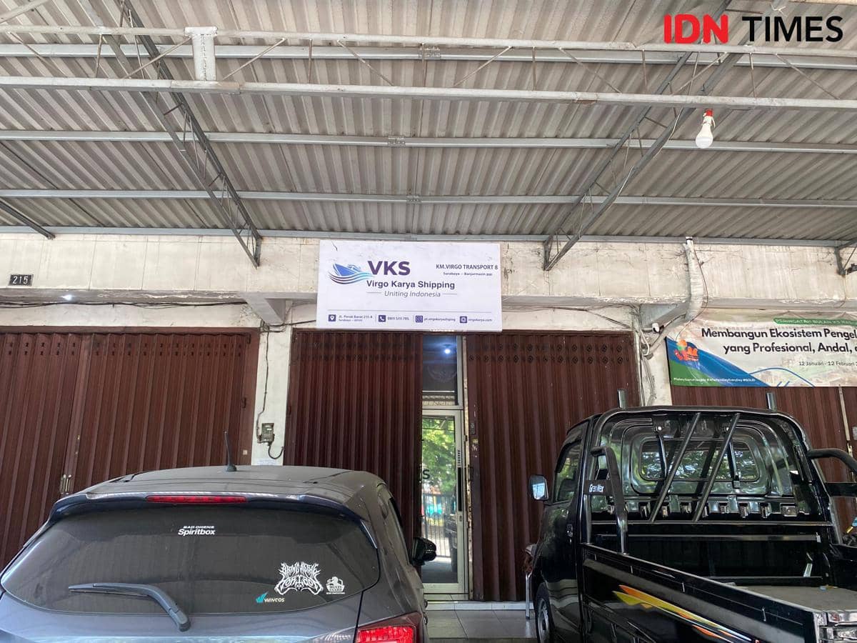 Suasana Kantor KM Virgo Setelah Manajemen Ditetapkan Tersangka