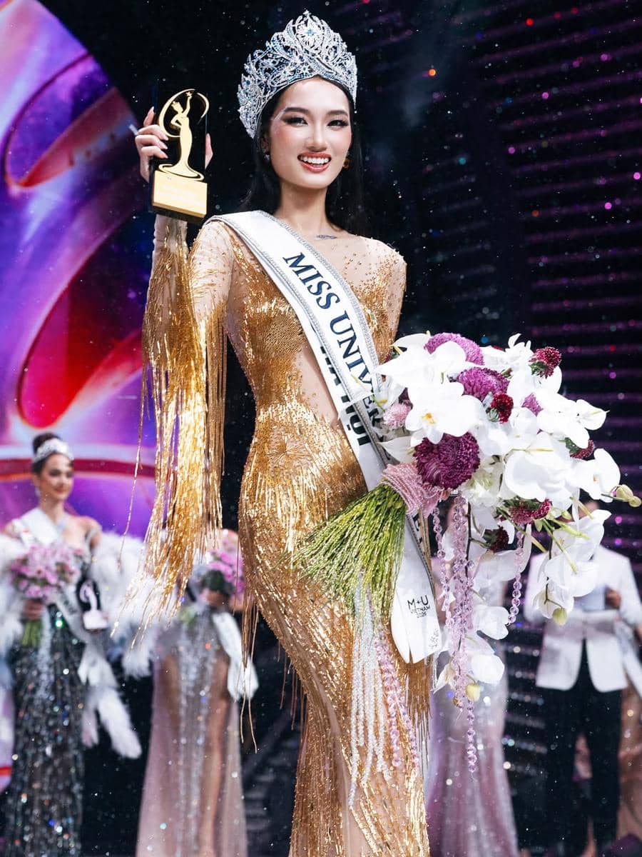 Potret Penobatan Nguyen Quynh Anh Sebagai Miss Universe Vietnam 2026