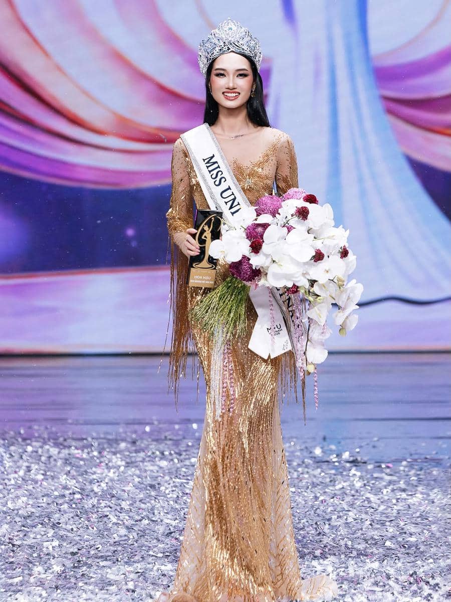 Potret Penobatan Nguyen Quynh Anh Sebagai Miss Universe Vietnam 2026