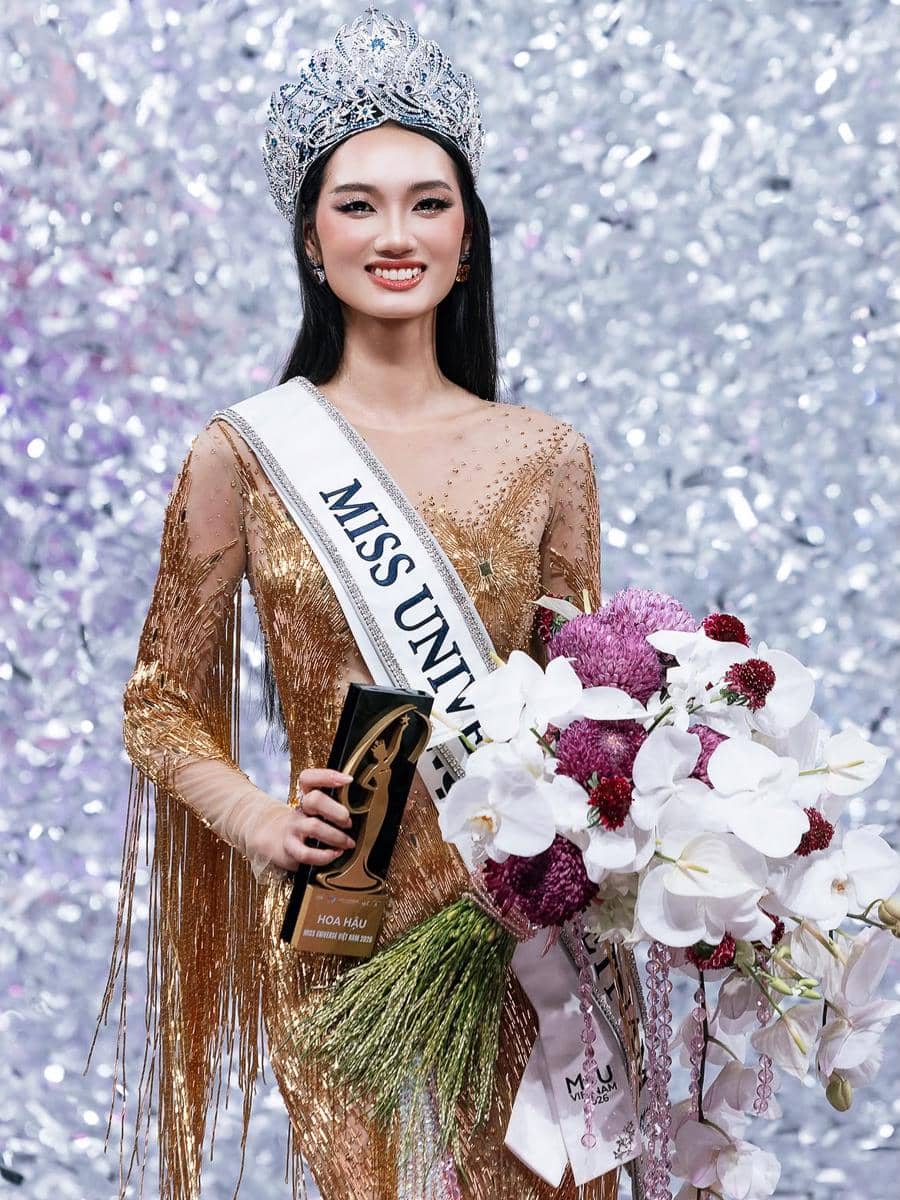 Potret Penobatan Nguyen Quynh Anh Sebagai Miss Universe Vietnam 2026