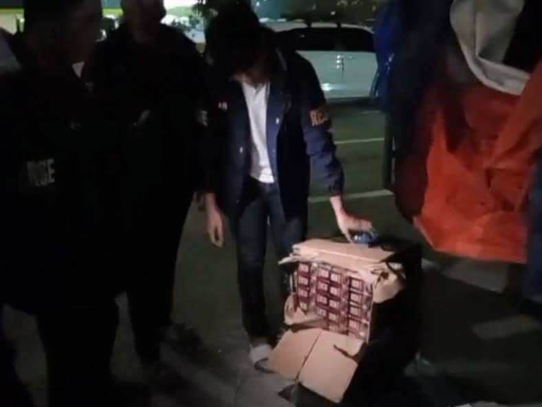 Ngaku Barang MBG, 1,68 Juta Batang Rokok Ilegal Disita di Tol Lampung