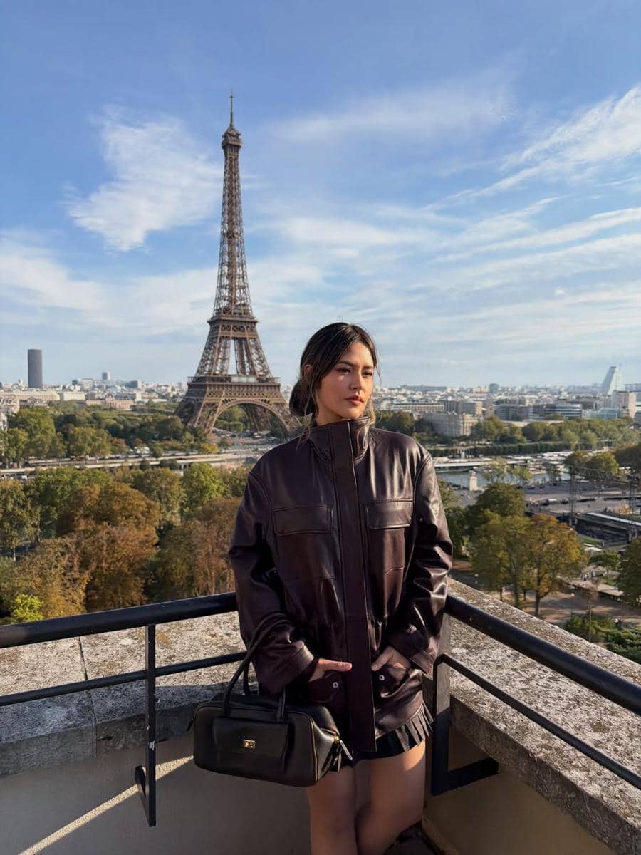 gaya Raisa saat hadiri Sandro Paris SS27 Collection Preview