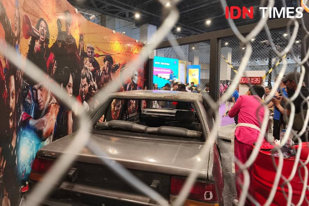 Potret keseruan booth Street Fighter di Indonesia Comic Con 2026 di Jakarta, Sabtu (3/10/2026) (IDN Times/Juan Dwi)