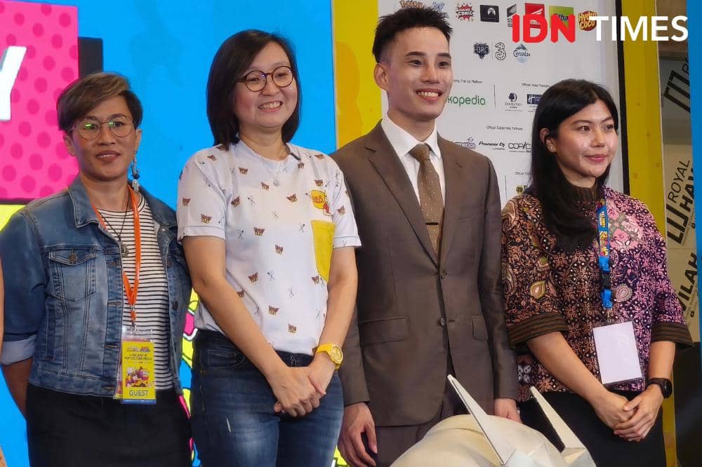 Potret Wamenekraf Irene Umar hadiri Indonesia Comic Con 2026 di Jakarta, Sabtu (3/10/2026) (IDN Times/Juan Dwi)