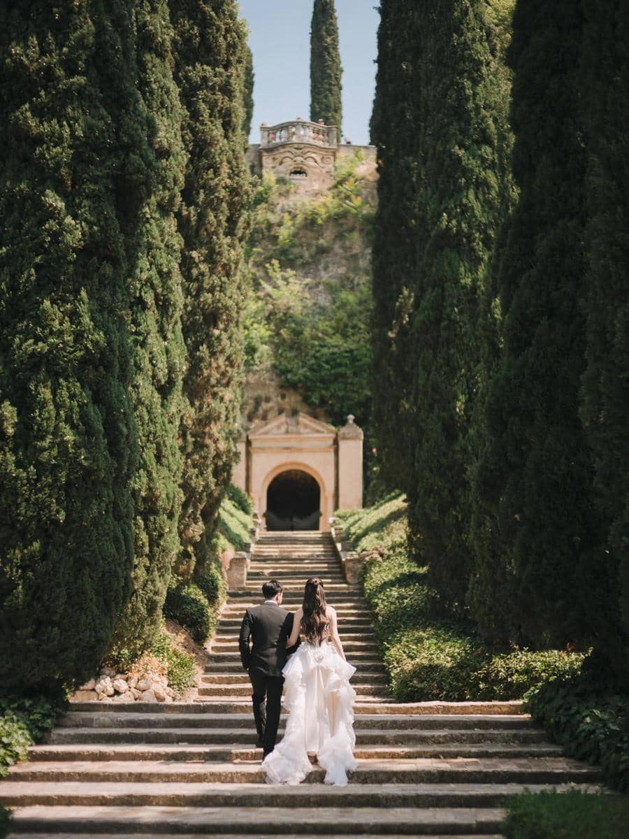 Foto prewedding Gege Elisa dan calon suami di Italia