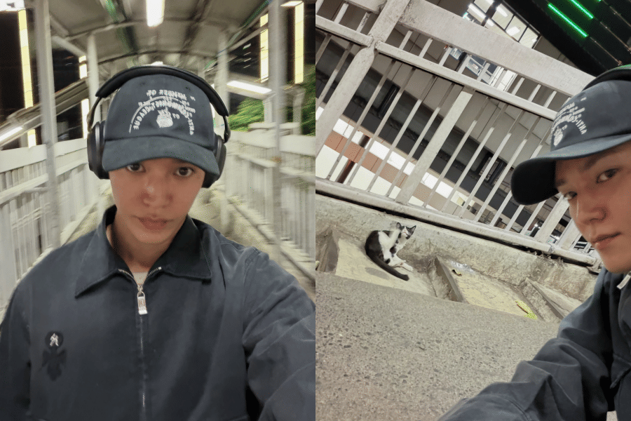 Taeyong NCT Jalan Kaki di Jakarta, Naik JPO dan Nemu Warung Kerek