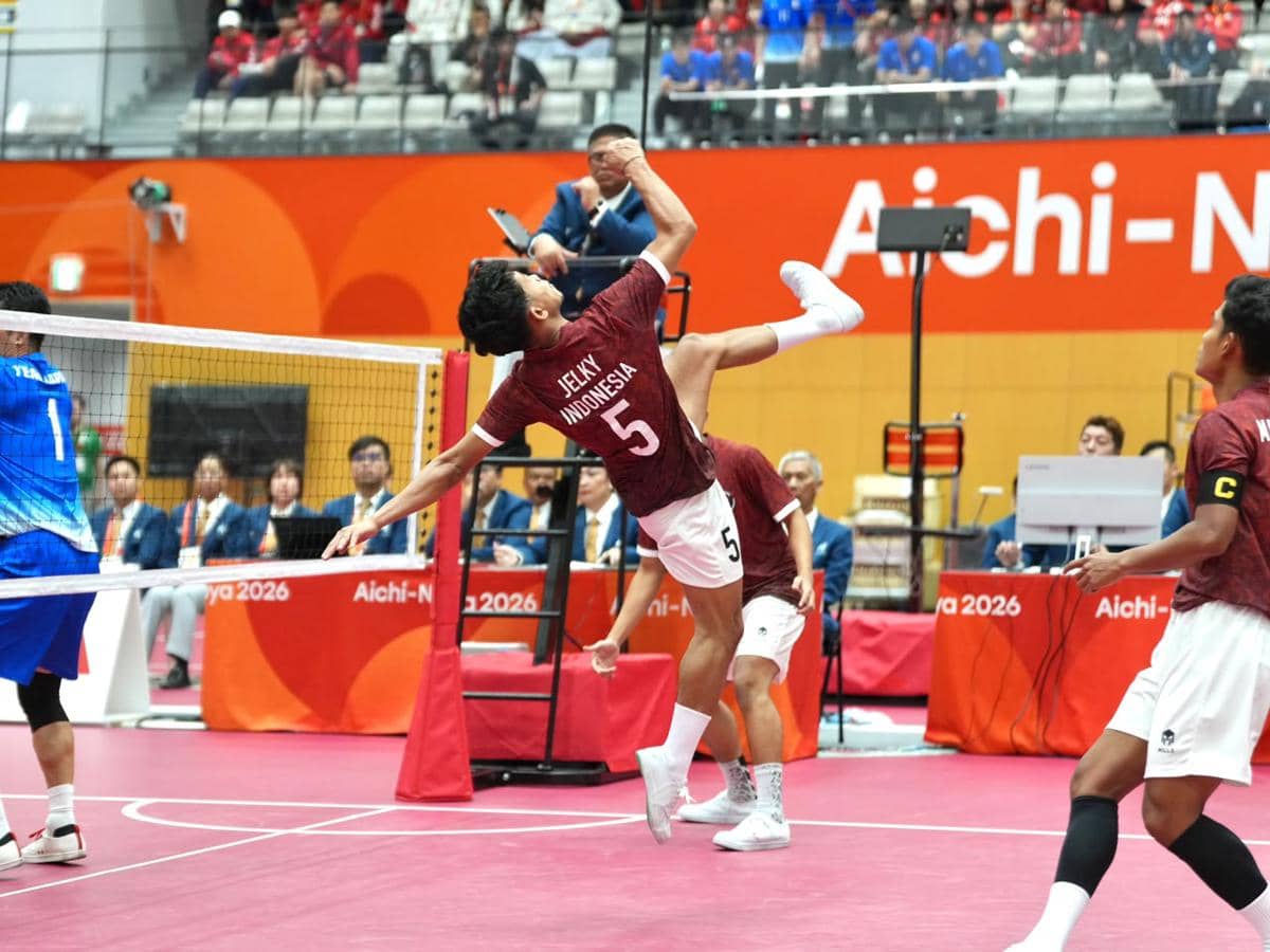 Final Sepak Takraw Putra Asian Games 2026 Ketat, Indonesia Tumbang