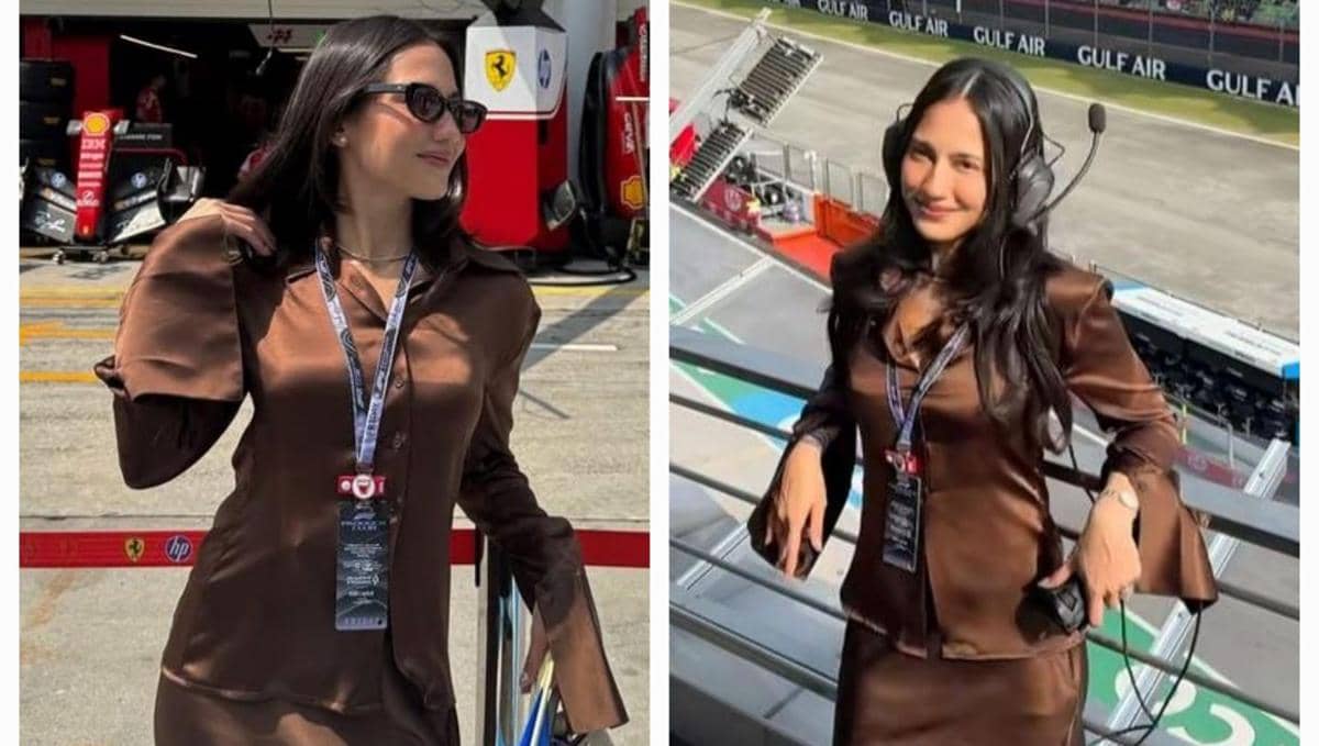 Pevita Pearce Nonton Balap F1 Bahrain Grand Prix di Malaysia, Seru