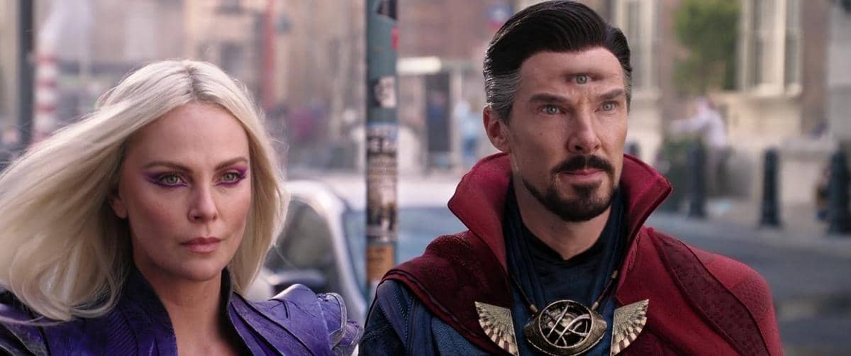 Cuplikan adegan pascakredit dari film Doctor Strange in the Multiverse of Madness produksi Marvel Studios.