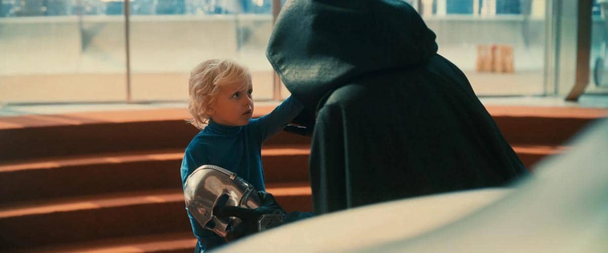 Adegan post-credit film The Fantastic Four: First Steps dari Marvel Studios yang menjadi bagian penutup cerita film.