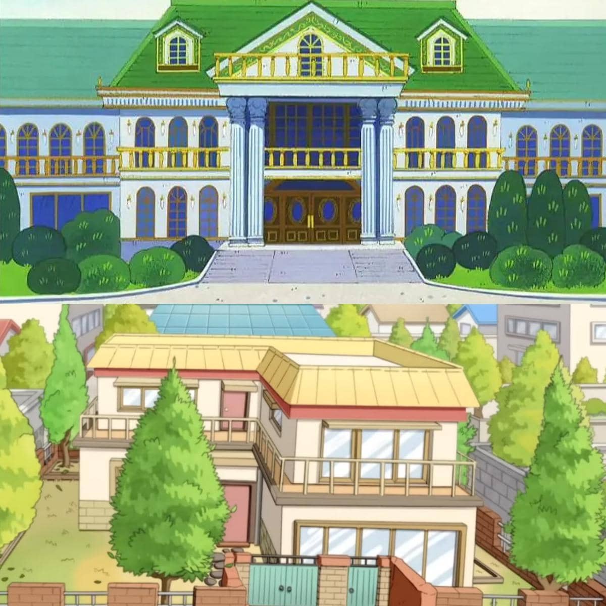 rumah Hanawa di Chibi Maruko Chan dan rumah Seonghun di Hello Jadoo