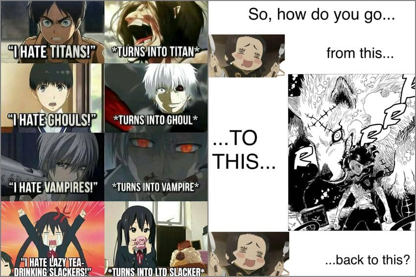 8 Meme Anime tentang Pengembangan Karakter, Menelan Ludah Sendiri?